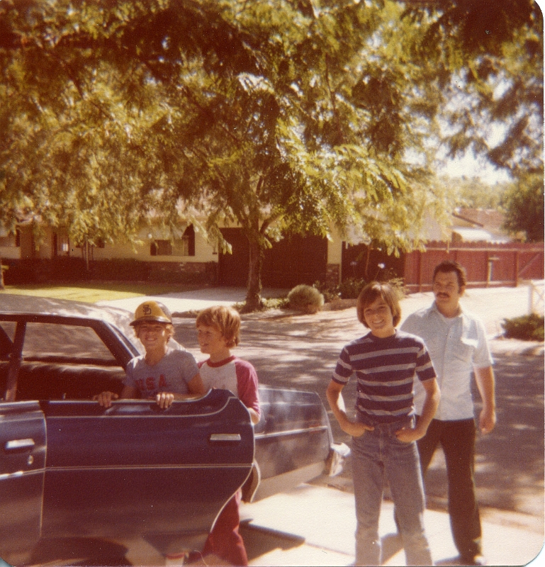 1978 The Coles - Mark, Brian, Adam, and thier Uncle Arlen.jpg